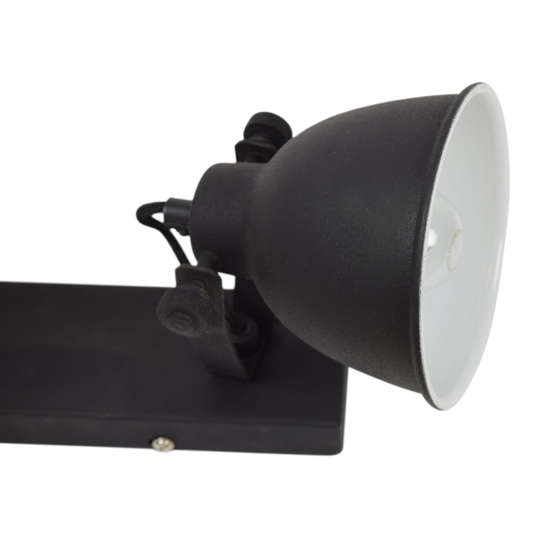 Deckenstrahler Industrial 3-flammig Vintage Schwarz