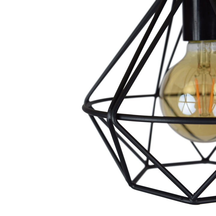 Plafondlamp Wire Ø22cm. vintage black