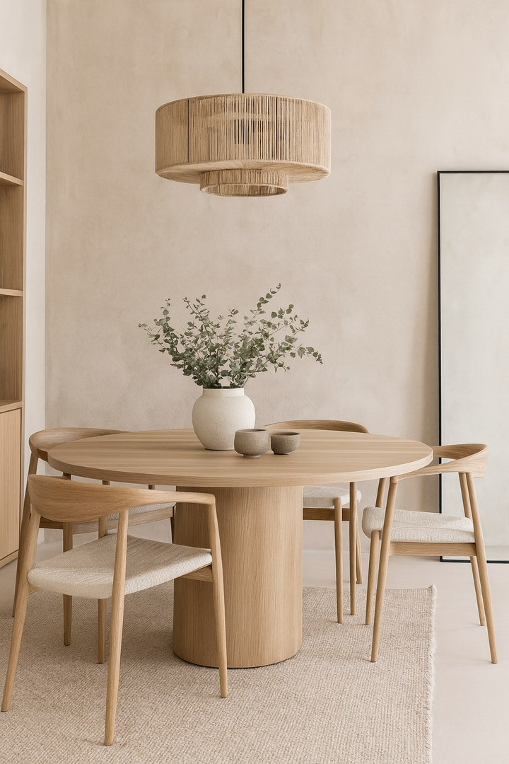 Urban Interiors Hanglamp Drum Ø50x 25cm. jute