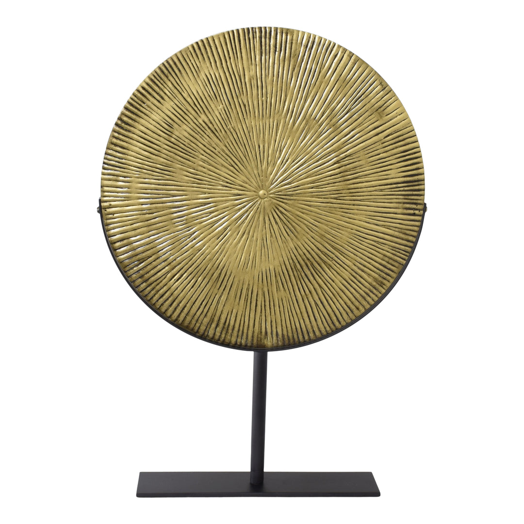 LOFT42 Burst Ornament op voet - Messing Metaal Ø36cm