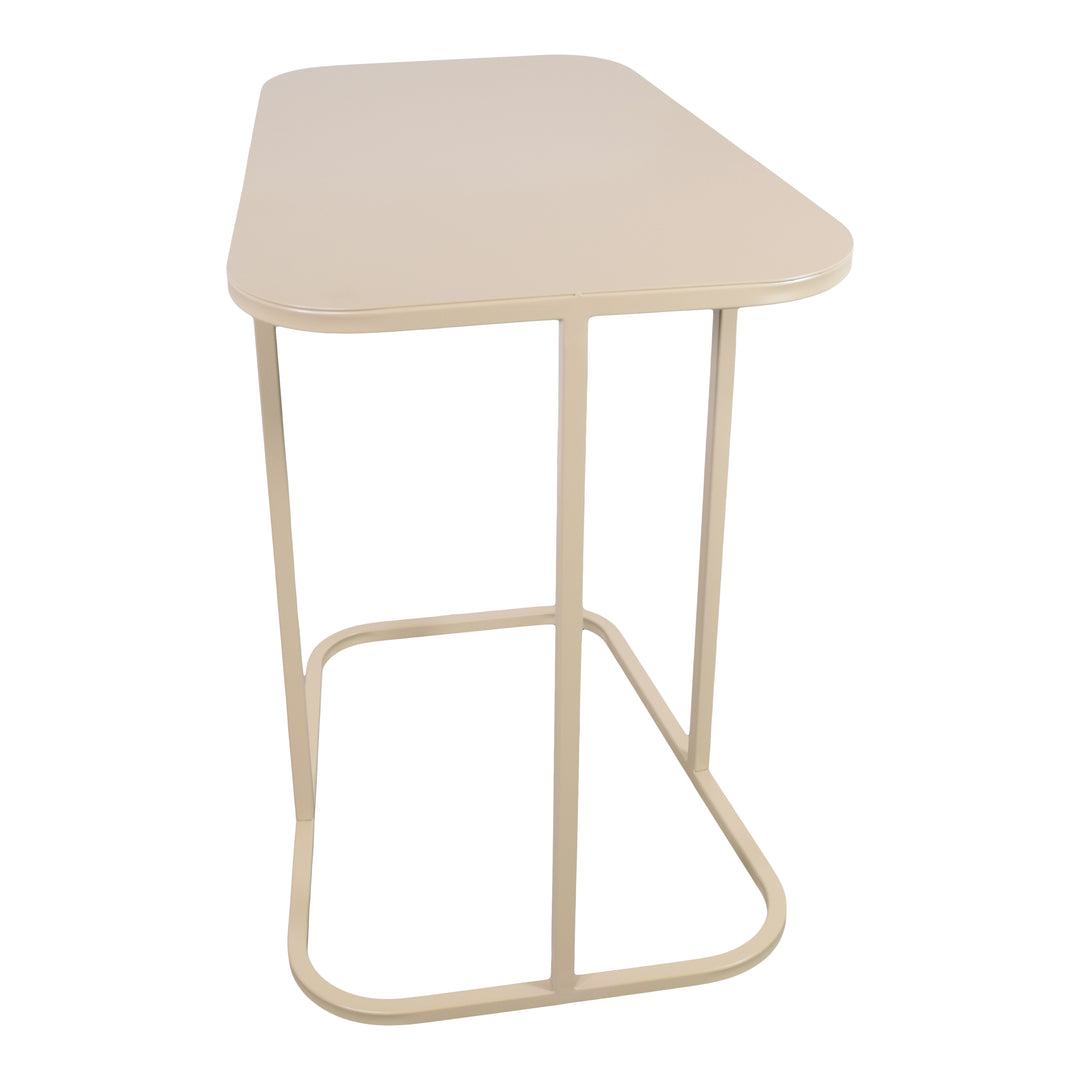 LOFT42 Inris Beistelltisch - Metall - Beige - 51x35x55