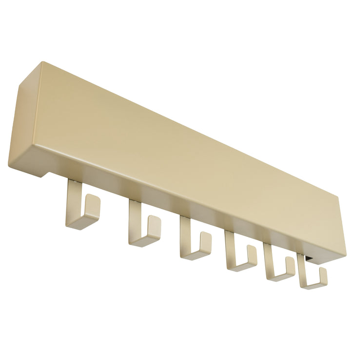 LOFT42 Mula Wandgarderobe - 61x19x6 - Beige - Metall - 6 Haken
