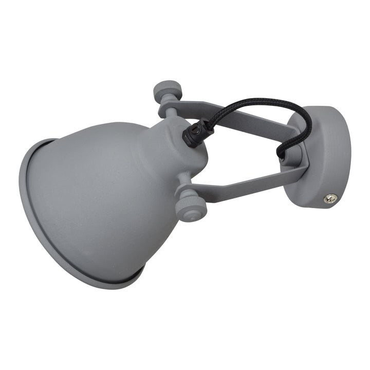 Wandlamp Industrial Ø12cm vintage grey