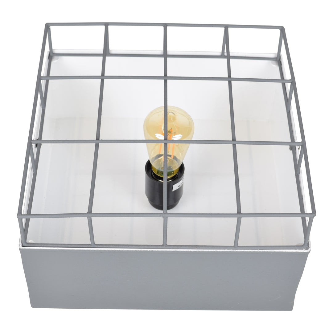 Plafondlamp Cage vintage grey