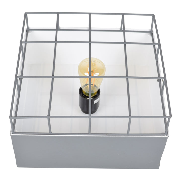 Plafondlamp Cage vintage grey