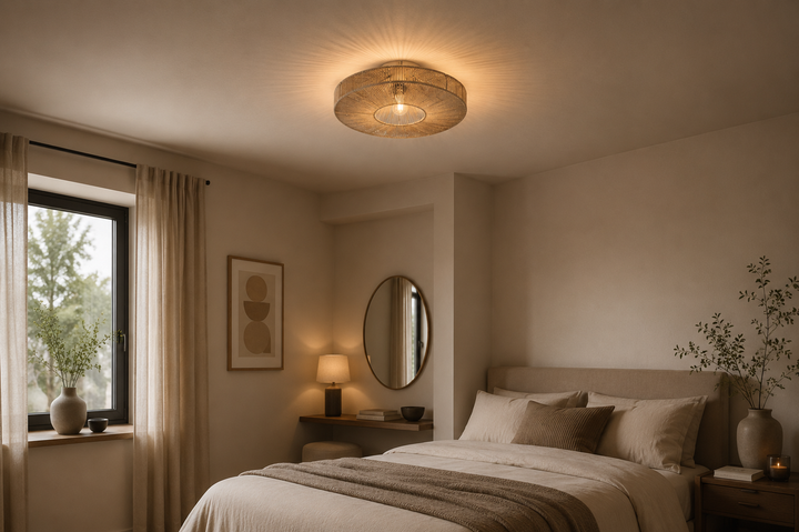 Urban Interiors - Plafondlamp - Primo Jute - Ø40cm