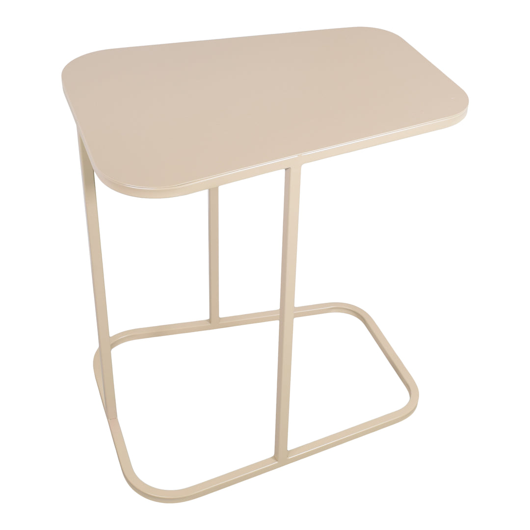 LOFT42 Inris Bijzettafel - Metaal - Beige  -51x35x55