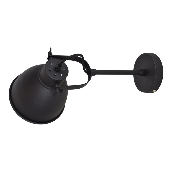Wandleuchte Dock ø17cm. Vintage Schwarz