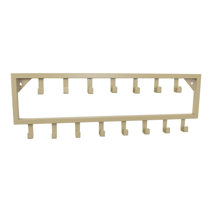 LOFT42 Bono Garderobenständer – Beige – Metall – 15 Haken – 80x26x4