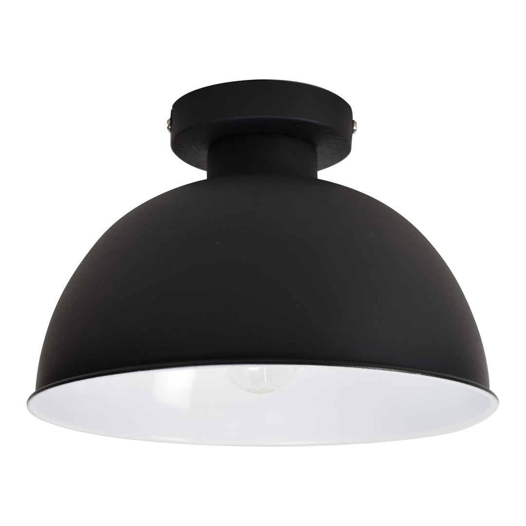 Deckenleuchte Industrie Ø30 cm Vintage schwarz