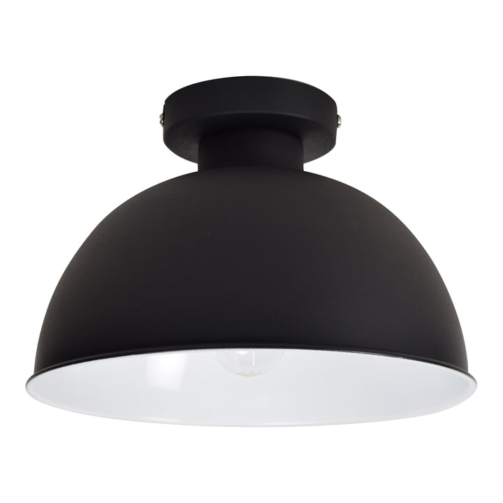Deckenleuchte Industrie Ø30 cm Vintage schwarz