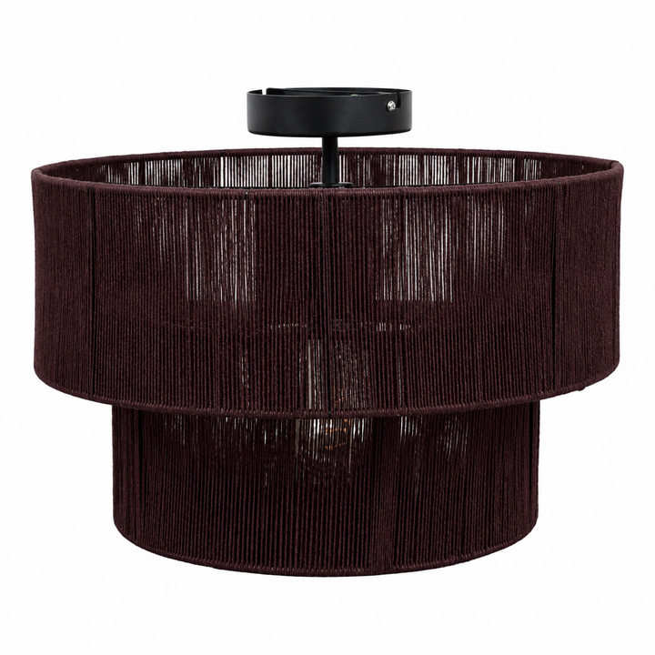 Urban Interiors - Plafondlamp - Diro Jute Bruin - Ø45