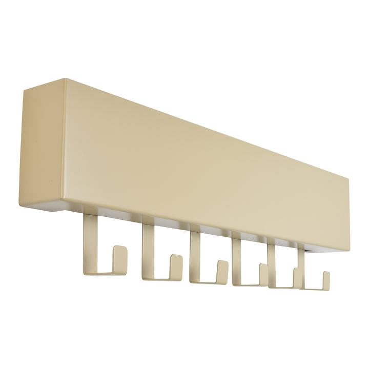 LOFT42 Mula Wandgarderobe - 61x19x6 - Beige - Metall - 6 Haken