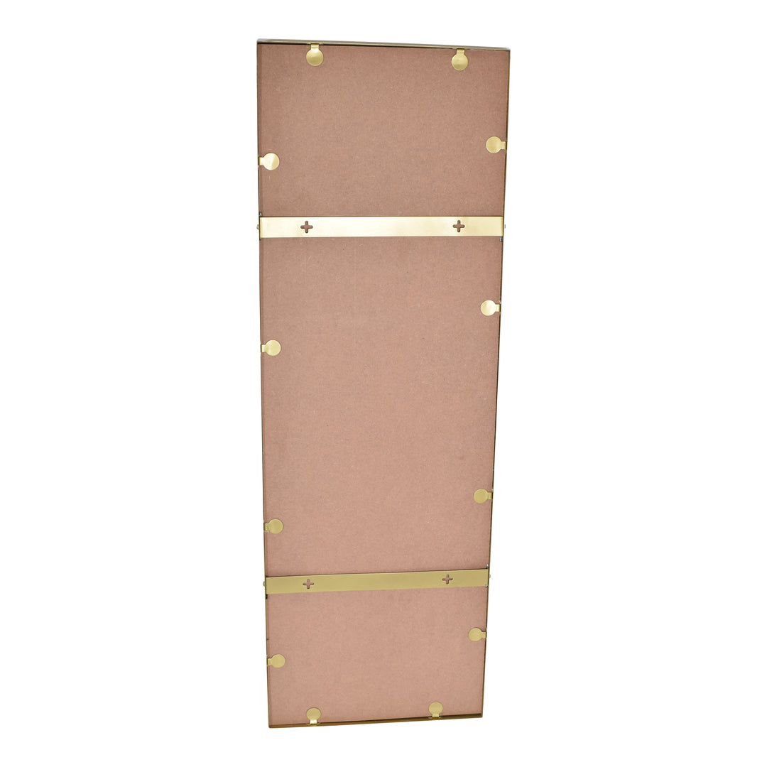 LOFT42 Industry Rectangle Spiegel - Metaal - antiek Messing - 120x40x4