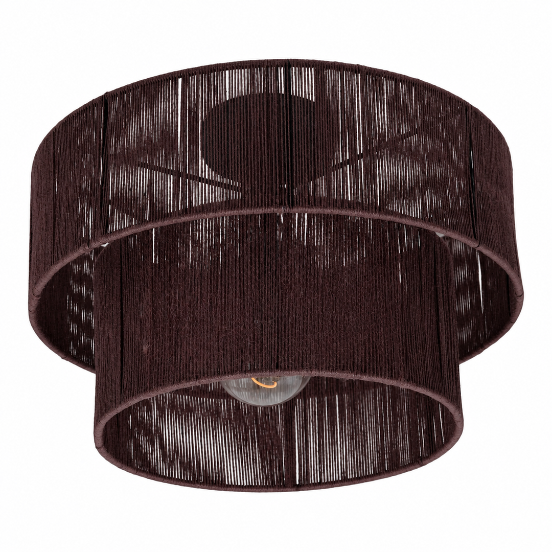 Urban Interiors - Plafondlamp - Diro Jute Bruin - Ø45