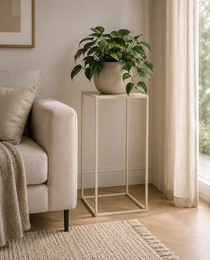 LOFT42 Pillar Plantenzuil - Metaal - Beige - 70x36x36