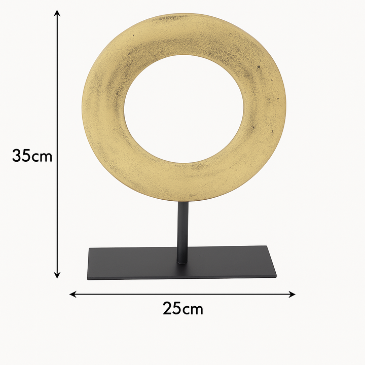 LOFT42 Joris Ornement sur pied - Laiton Métal Ø25cm