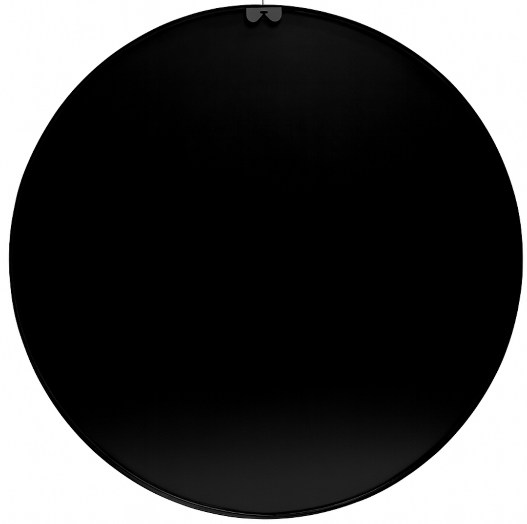 XXL Spiegel Rond 120cm Zwart