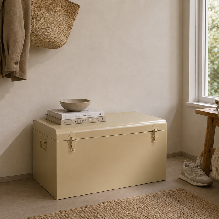 LOFT42 Box Opbergkist Large - Metaal - Beige - 40x60x35