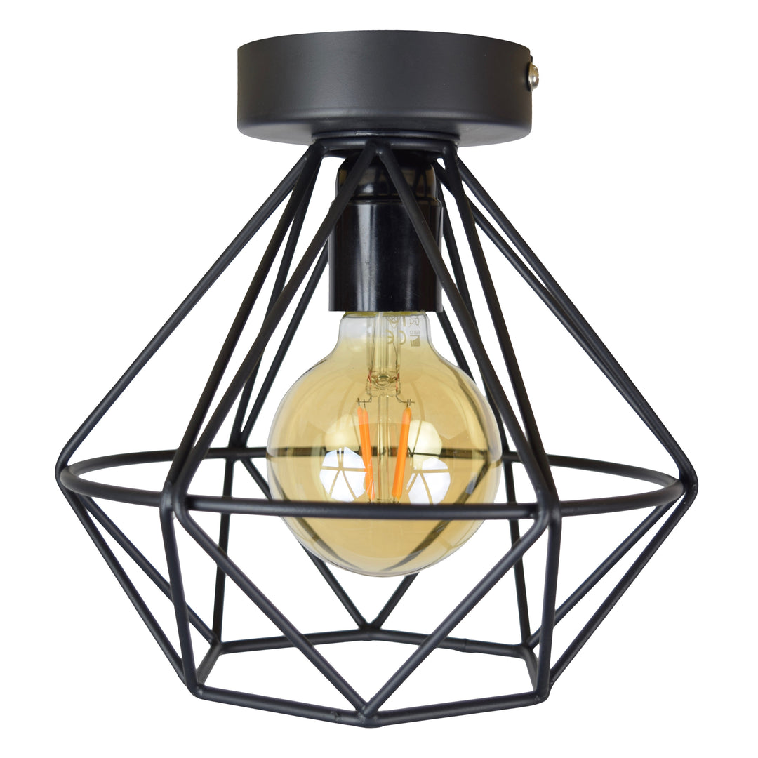 Plafondlamp Wire Ø22cm. vintage black