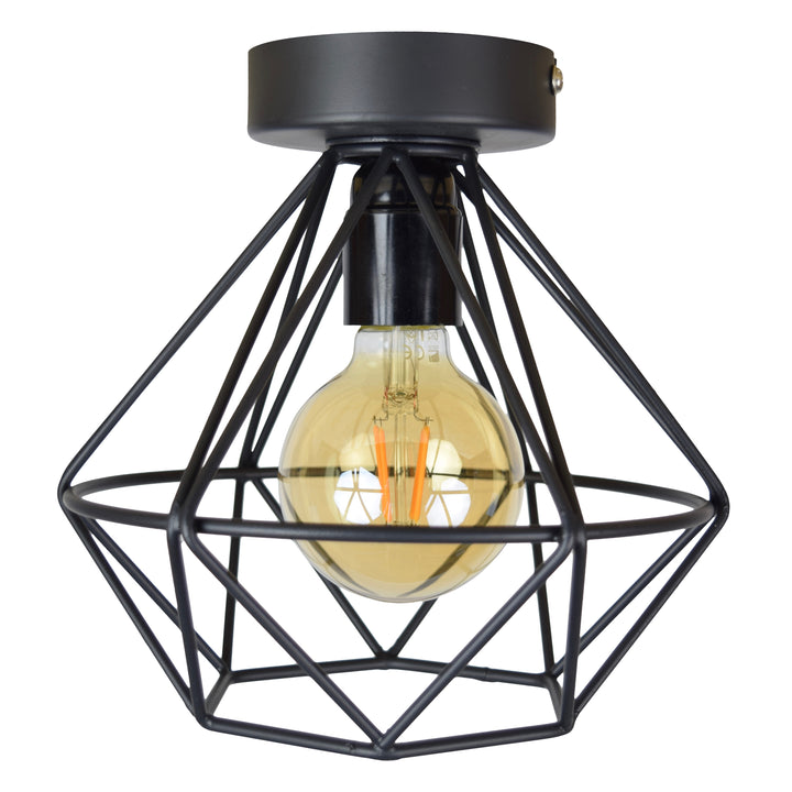 Plafondlamp Wire Ø22cm. vintage black