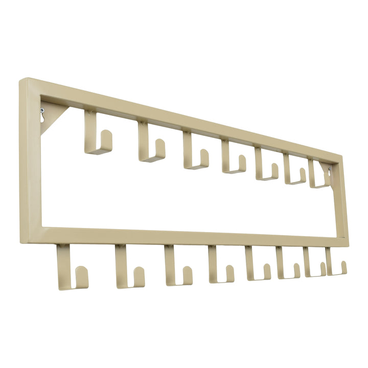 LOFT42 Bono Garderobenständer – Beige – Metall – 15 Haken – 80x26x4
