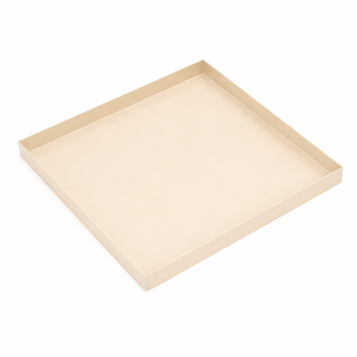 LOFT42 Brew Plateau en métal – Beige – 40x40