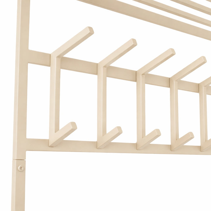 LOFT42 Kapstok Jaimy - Beige – Metaal – 6 dubbele haken - 80x80x30