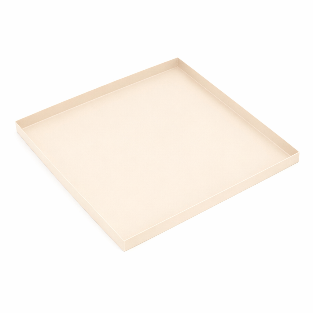 LOFT42 Brew Plateau en métal – Beige – 60x60
