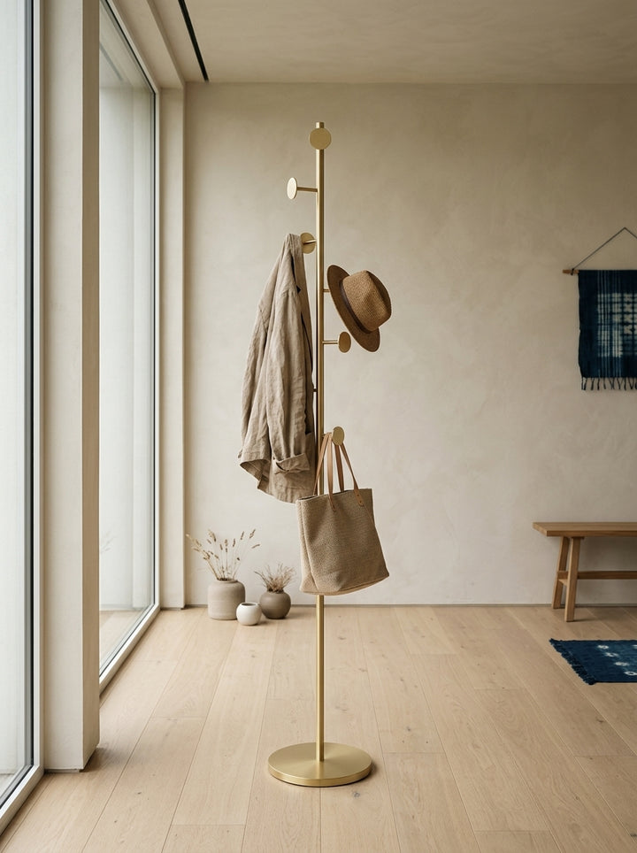 Standing coat rack — Japandi Lifestyle Entryway | Generated by Modelize