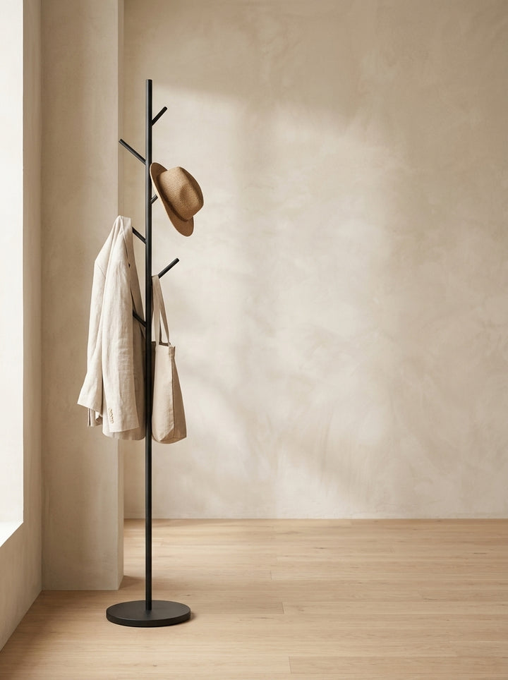 Standing coat rack — Japandi Lifestyle Entryway | Generated by Modelize