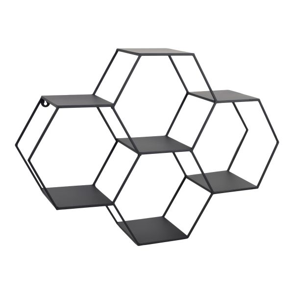 Hexagon Wandrek Zeshoekig Zwart